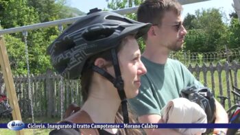 Ciclovia Inaugurato il tratto Campotenese Morano Calabro 24 maggio 2022