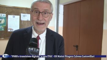 PNRR e transizione digitale a cura ITGC dell’IIS Mattei Pitagora Calvosa Castrovillari 23 maggio 20