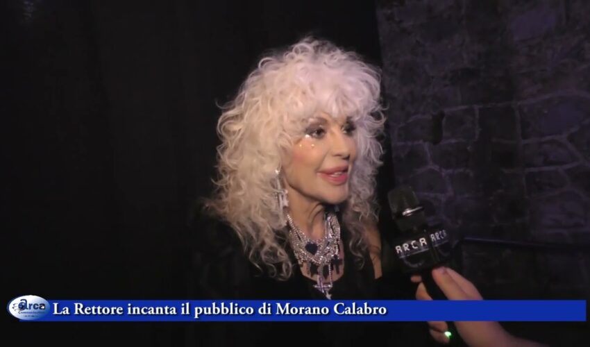 Donatella Rettore incanta il pubblico di Morano Calabro 16 luglio 2022