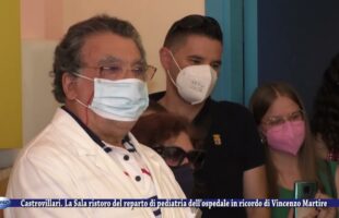 Castrovillari La Sala ristoro del reparto di pediatria dell’ospedale in ricordo di Vincenzo Martire