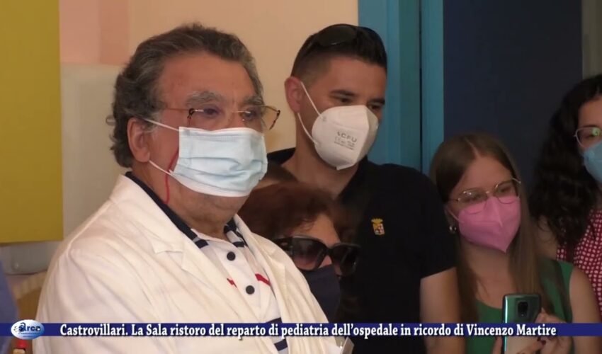 Castrovillari La Sala ristoro del reparto di pediatria dell’ospedale in ricordo di Vincenzo Martire