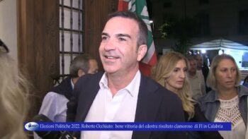 Elezioni Politiche 2022 Roberto Occhiuto bene vittoria del cdestra risultato clamoroso di FI in Cal