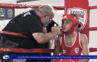 Castrovillari Boxe Davide Decio del Team Lamezia batte Alfano del Team Avolio e vola ai campionati