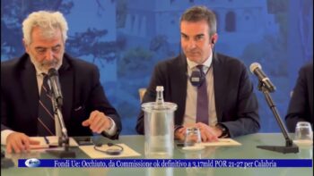 Fondi Ue Occhiuto da Commissione ok definitivo a 3,17mld POR 21 27 per Calabria 4 novembre 2022