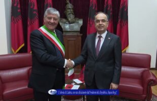 L’Arberia di Calabria, ricevuta ufficialmente dal Presidente della Repubblica, Bajram Begaj