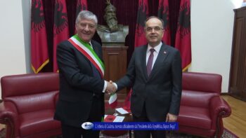 L’Arberia di Calabria, ricevuta ufficialmente dal Presidente della Repubblica, Bajram Begaj