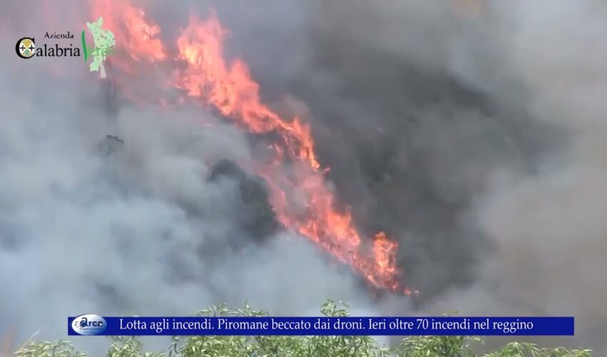 Lotta agli incendi Piromane beccato dai droni