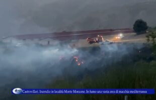 Castrovillari Incendio in località Monte Monzone