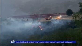 Castrovillari Incendio in località Monte Monzone