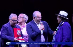 Affidato consegna Colonna d’Oro a Morandi e Maschera d’Argento ad Al Bano