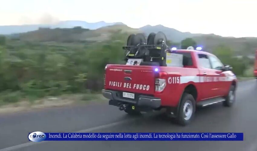 Incendi La Calabria modello da seguire nella lotta agli incendi La tecnologia ha funzionato