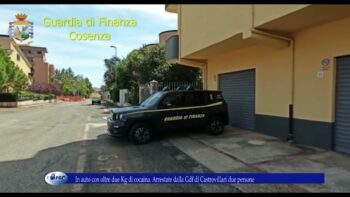 In auto con oltre due Kg di cocaina Arrestate dalla Gdf di Castrovillari due persone