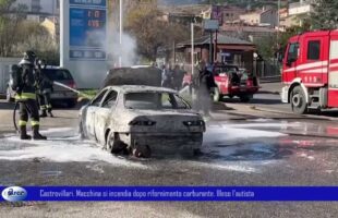 Castrovillari Macchina si incendia dopo rifornimento carburante Illeso l’autista