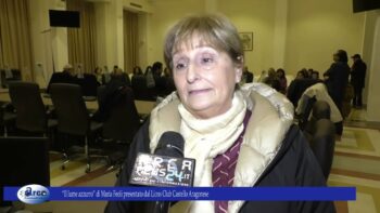 “Il lume azzurro” di Maria Feoli presentato dal Lions Club Castello Aragonese