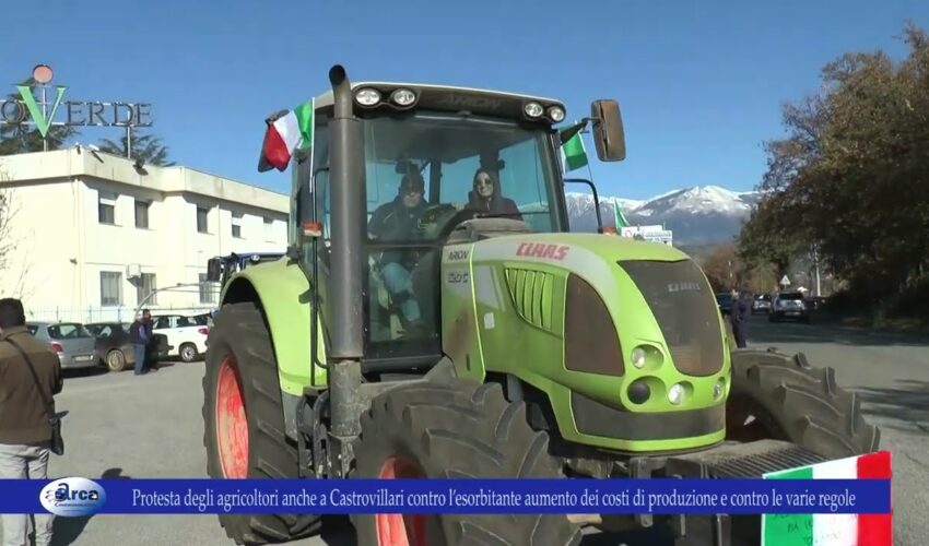 Protesta degli agricoltori a Castrovillari contro l’esorbitante aumento dei costi di produzione