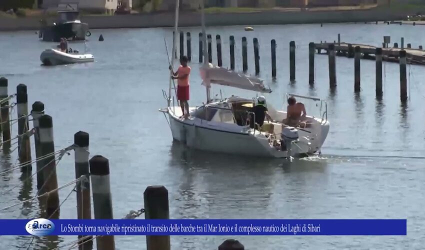 Lo Stombi torna navigabile ripristinato il transito delle barche