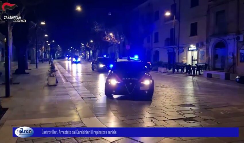 Castrovillari Arrestato dai Carabinieri il rapinatore seriale