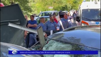 Incidente sulla strada statale di Morano Calabro. Nel sinistro coinvolto in maniera grave un operaio