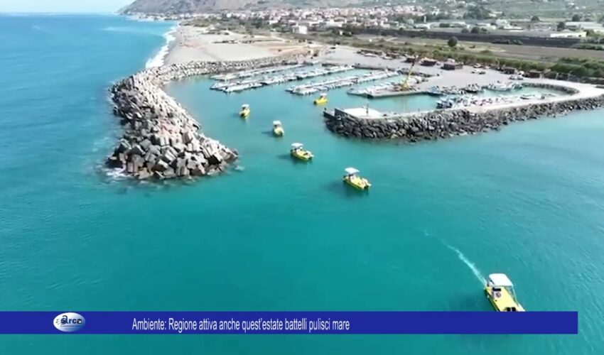 Ambiente. Regione attiva anche quest’ estate battelli pulisci mare