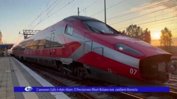 L’assessore Gallo è stato chiaro Il Frecciarossa Sibari Bolzano non cambierà itinerario