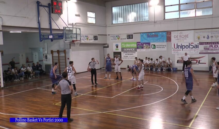 POLLINO BASKET VS PORTICI 2000 primo e secondo quarto