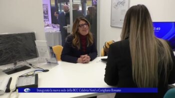 Inaugurata la nuova sede della BCC Calabria Nord a Corigliano Rossano