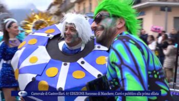 Carnevale di Castrovillari Successo di Maschere, Carri e pubblico alla prima sfilata